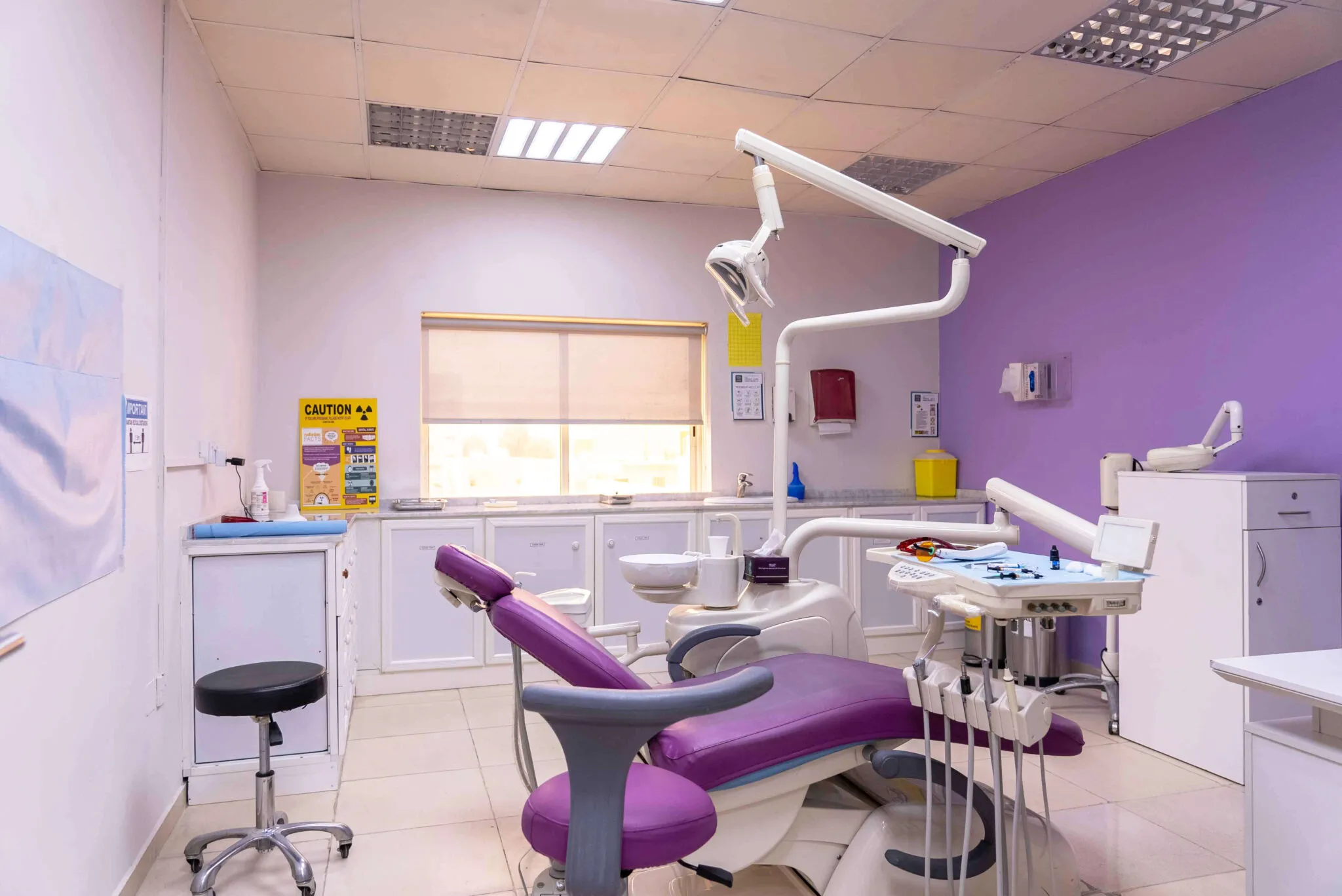 The dental treatment room at Duo Prime Care Medical Center