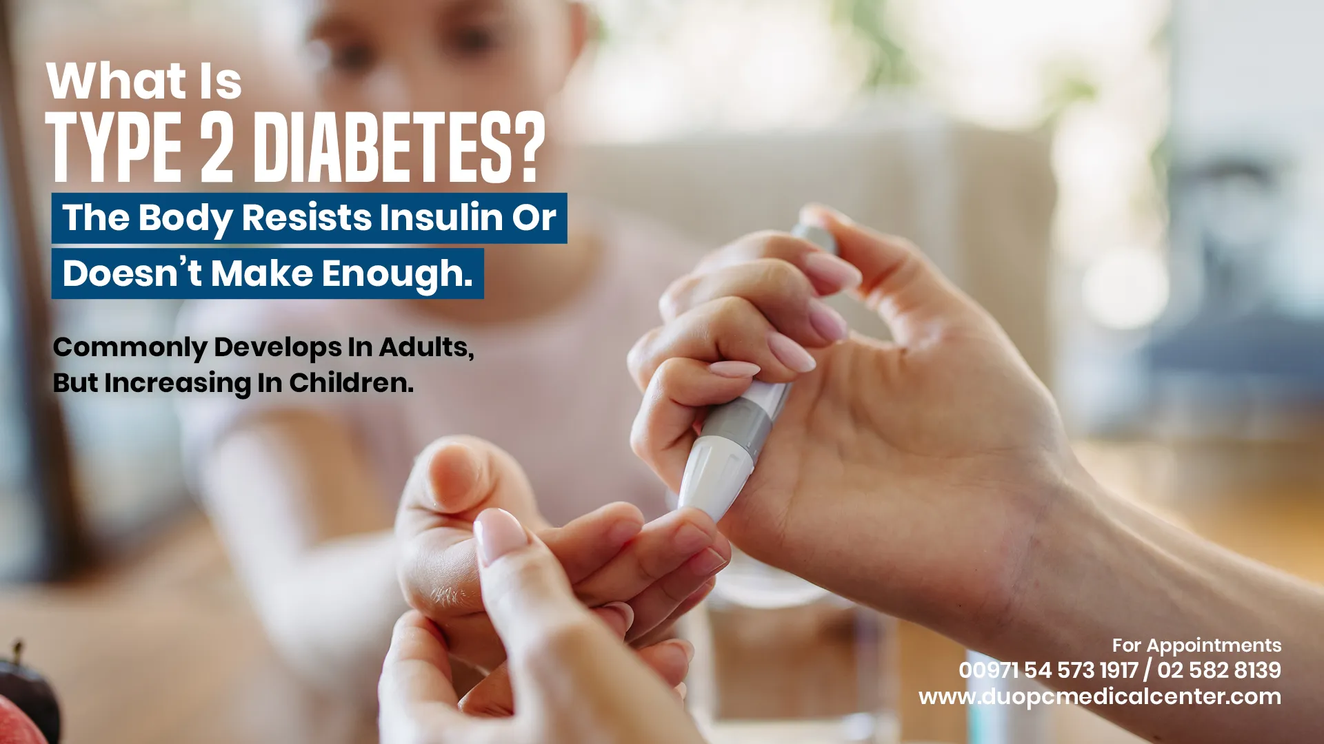 Type 2 Diabetes article cover from Duo Prime Care Medical Center